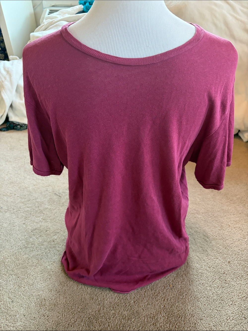 J Brand Men’s Raspberry Short Sleeve Tee Short